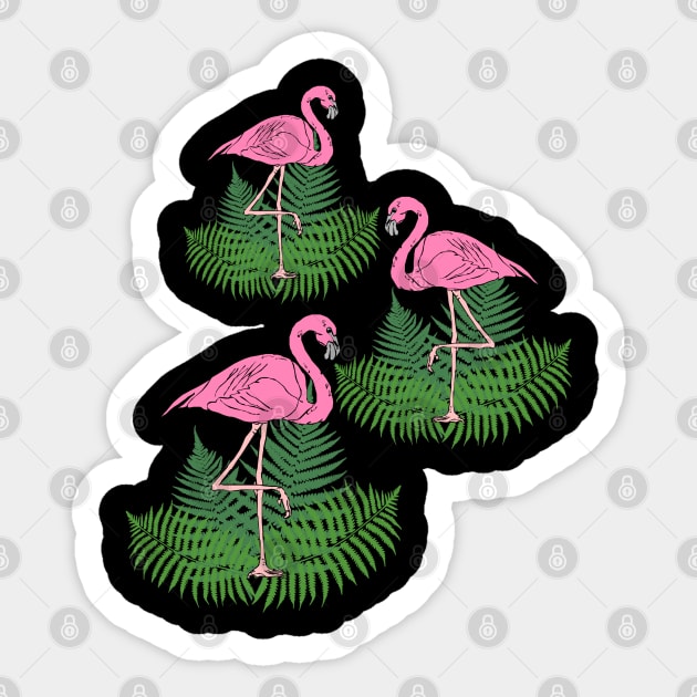 Pink Flamingos Sticker by Mila46